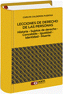 Lecciones de derecho de las personas